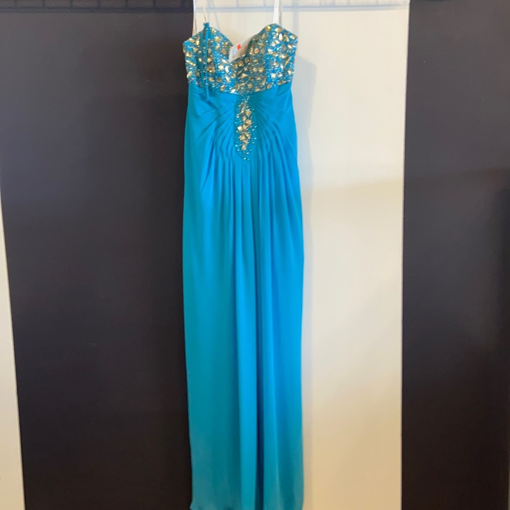 Princess Collection Teal Formal Dress